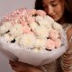 Букет гортензии с кустовой розой и хризантемой №108
